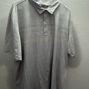 Travis Mathew Light Gray Polo Shirt